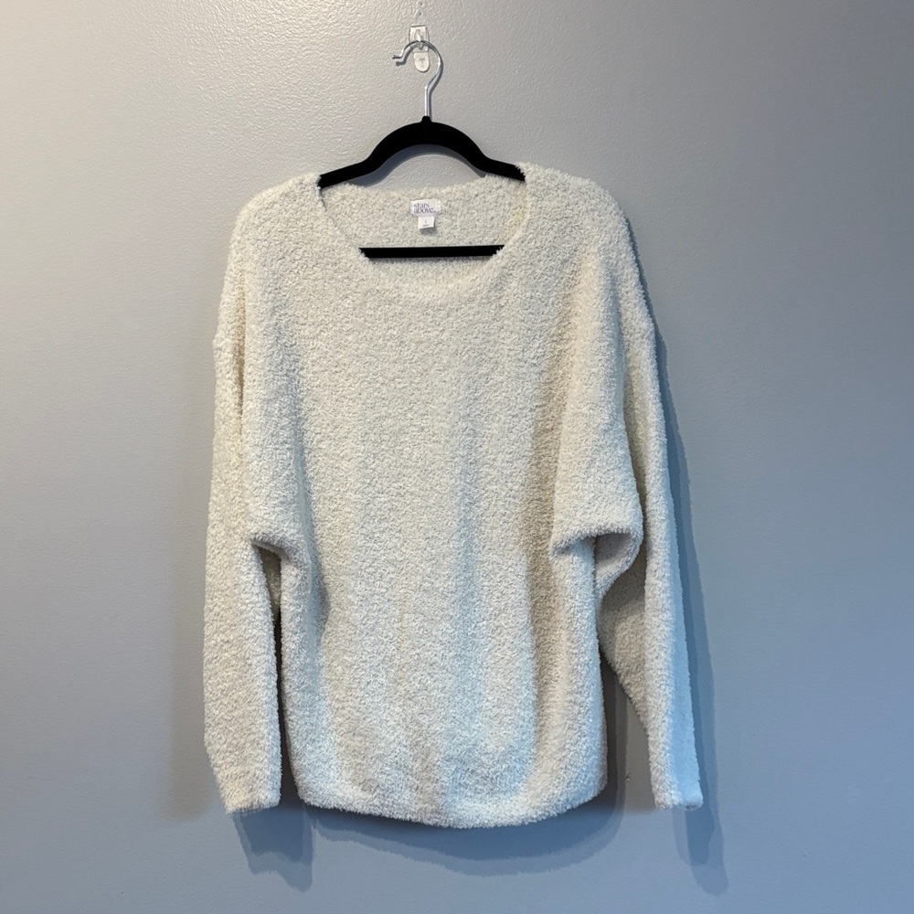 Stars Above Soft Cream Sweater